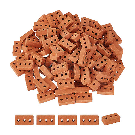 GOMAKERER 150Pcs Mini Ceramic Bricks AJEW-GO0001-82-1