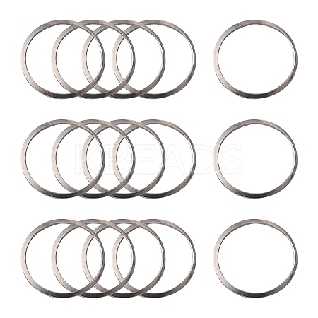 Non-Tarnish 201 Stainless Steel Linking Rings LS-X-STAS-F192-001P-03-1