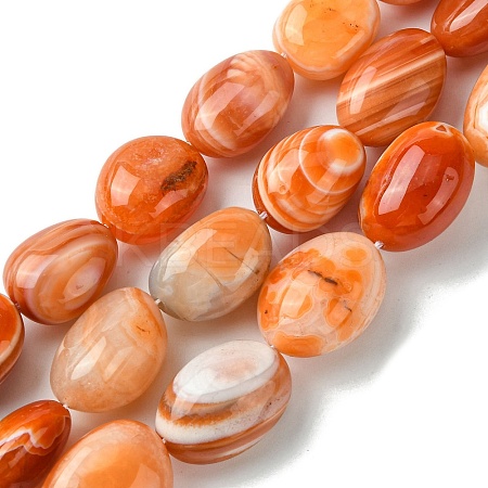 Natural Botswana Agate Beads Strands G-G117-A05-06-1