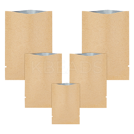 Kraft Paper Open Top Sealable Bags AJEW-PH0017-53-1