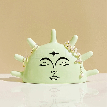 Sun Porcelain Ring Display Stands LS-ODIS-NH0001-01B-1