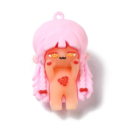 PVC Plastic Cartoon Big Pendants PVC-Q095-05B-1