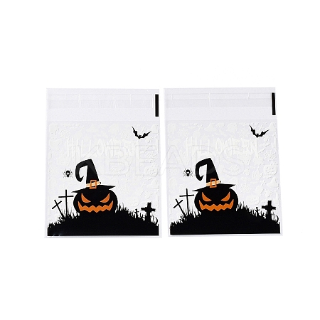 Halloween Theme Plastic Bakeware Bag OPP-Q004-01H-1