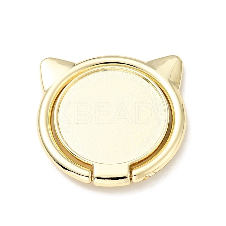 Alloy Cat Cell Phone Holder Stand Findings AJEW-E046-02G-1