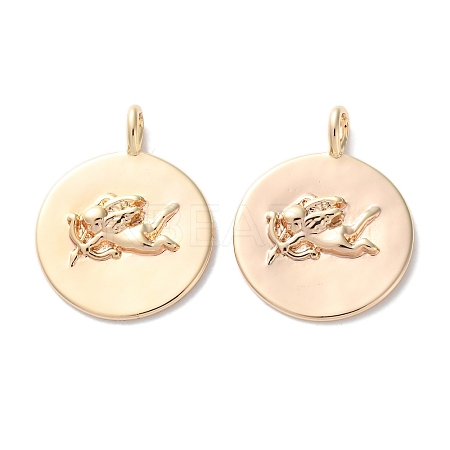 Brass Pendants KK-C079-02G-1