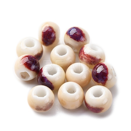 Handmade Porcelain Beads PORC-D300-A14-1