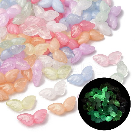 Luminous Transparent Acrylic Beads X-LACR-S001-08-1