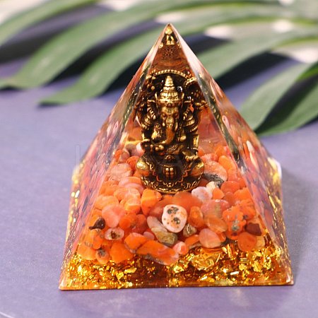 Orgonite Pyramid Resin Energy Generators PW-WG10854-05-1