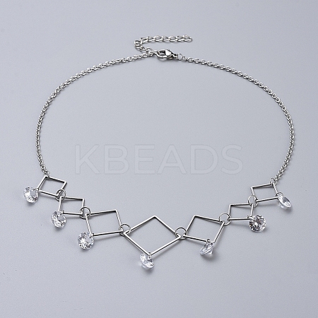 304 Stainless Steel Necklaces NJEW-JN02685-01-1
