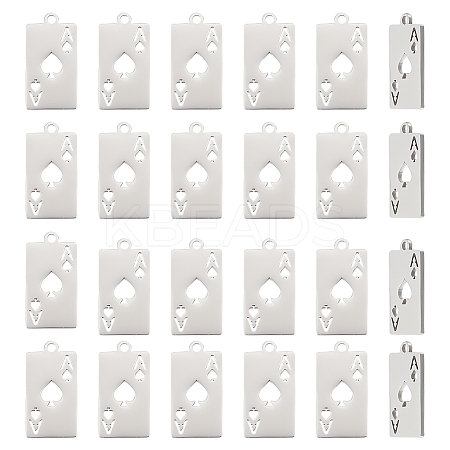201 Stainless Steel Pendants STAS-UN0044-72-1