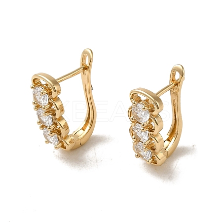 Brass Hoop Earrings EJEW-L271-13KCG-07-1