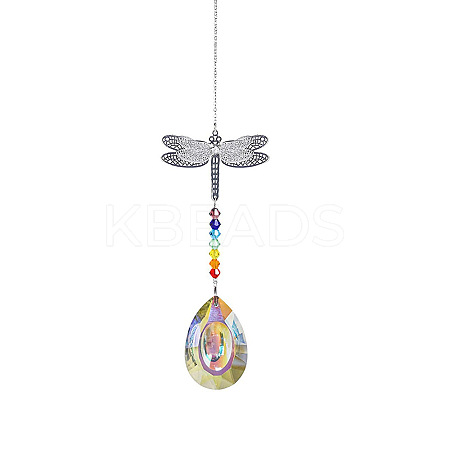 Crystals Chandelier Suncatchers Prisms Chakra Hanging Pendant BUER-PW0001-134E-1