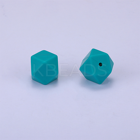 Hexagonal Silicone Beads SI-JX0020A-28-1