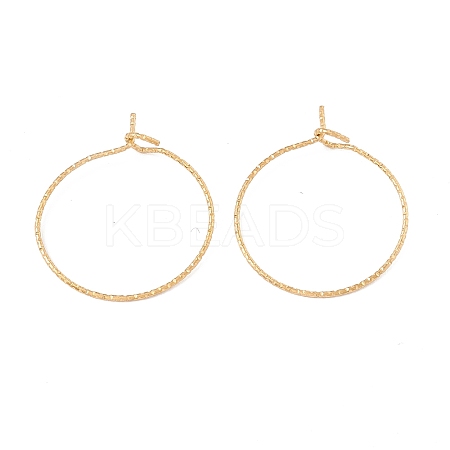 Ion Plating(IP) 316 Surgical Stainless Steel Hoop Earrings Findings X-STAS-D183-02G-01-1