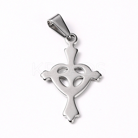 Non-Tarnish 304 Stainless Steel Pendants LS-STAS-L210-16P-1