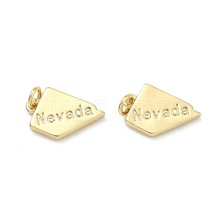Brass Pendants KK-D229-22B-G-1