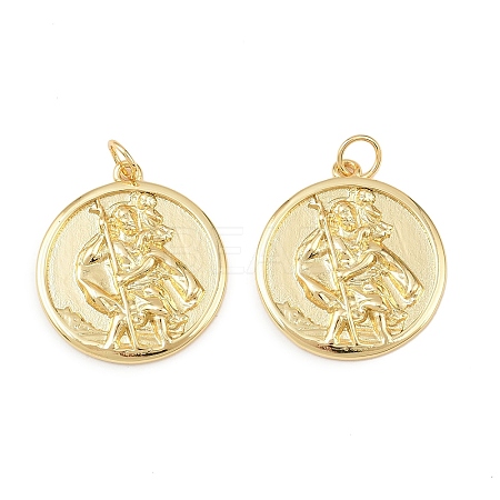 Brass Pendants KK-P339-01B-G-1