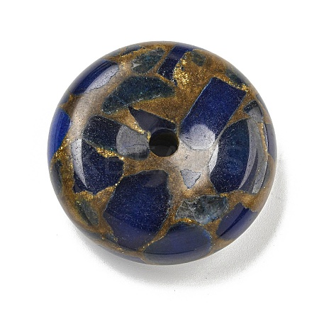 Synthetic Gold Clinquant Stone Pendants G-P549-03D-1