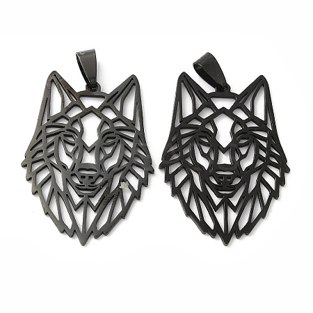 201 Stainless Steel Pendants STAS-Q245-01EB-1