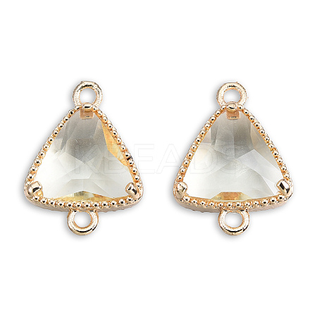 Transparent K9 Glass Connector Charms GLAA-N038-60-F12-1