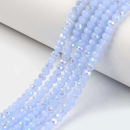 Electroplate Glass Beads Strands EGLA-A034-J2mm-L03-1