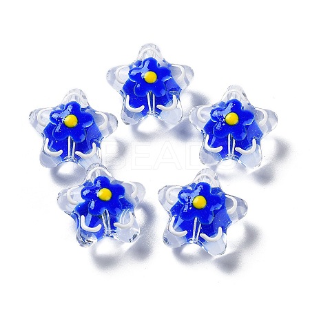 Transparent Glass Beads LAMP-H065-02F-1