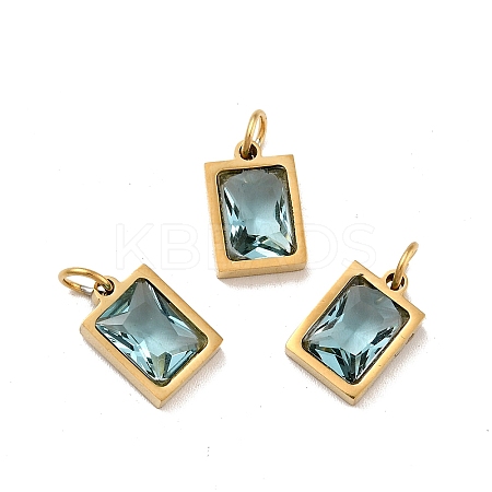 PVD Vacuum Plating 304 Stainless Steel Pendants STAS-D189-03G-B03-1