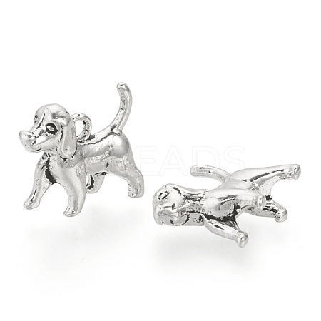 Tibetan Style Alloy Puppy Pendants LS-TIBEP-Q076-065AS-RS-1