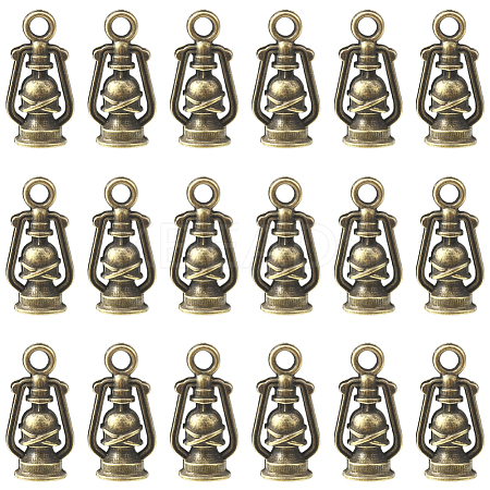 40Pcs Tibetan Style Zinc Alloy Pendants Sets TIBEP-SC0003-35AG-1
