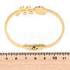 304 Stainless Steel Micro Pave Rhinestone Hinged Bangles for Women BJEW-E113-03G-3