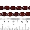 Natural Red Rainbow Jasper Beads Strands G-M206-51-5