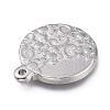 Non-Tarnish 304 Stainless Steel Pendants STAS-Z014-06P-2