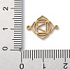 304 Stainless Steel Hollow Chakra Links STAS-S149-05A-3