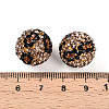 Polymer Clay Pave Rhinestone Beads RB-T018-02A-3