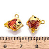 Ion Plating(IP) 304 Stainless Steel Enamel Charms STAS-N114-08G-3