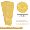 Plastic Self Adhesive Gold Foil Embossed Stickers DIY-WH0211-303-2