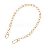 Round Plastic Imitation Pearl Beads Bag Extender Chains HJEW-TAC0082-2