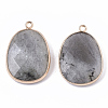 Natural Labradorite Pendants G-T131-08D-2