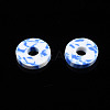 Handmade Polymer Clay Beads Strands CLAY-R089-6mm-168-4
