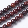 Imitation Burmese Wood Beads Strands WOOD-J001-03-8mm-1-1
