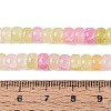 Ombre Effect Dyed Glass Beads Strands GLAA-Q106-05A-A03-4