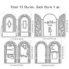 Carbon Steel Cutting Dies Stencils DIY-WH0309-2004-6