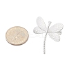 Anti-Tarnish 304 Stainless Steel Dragonfly Open Cuff Rings RJEW-M047-07P-3