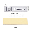 430 Stainless Steel Sign Stickers STAS-GF0001-06E-3