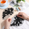 Polyester Embroidery Sew on Appliques PATC-WH0012-34-3