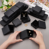 Square Kraft Paper Necklace Earring Storage Gift Boxes CON-WH0095-88A-3
