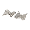 Brass Crystal Rhinestone Filigree Connector Charms RB-CBA890A-01P-2