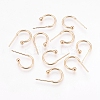 Brass Stud Earring Findings X-KK-T020-105G-2