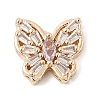 Brass Micro Pave Cubic Zirconia Beads KK-K297-34B-G01-1