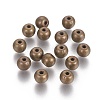 Tibetan Style Alloy Round Beads TIBEB-5204-AB-NR-1